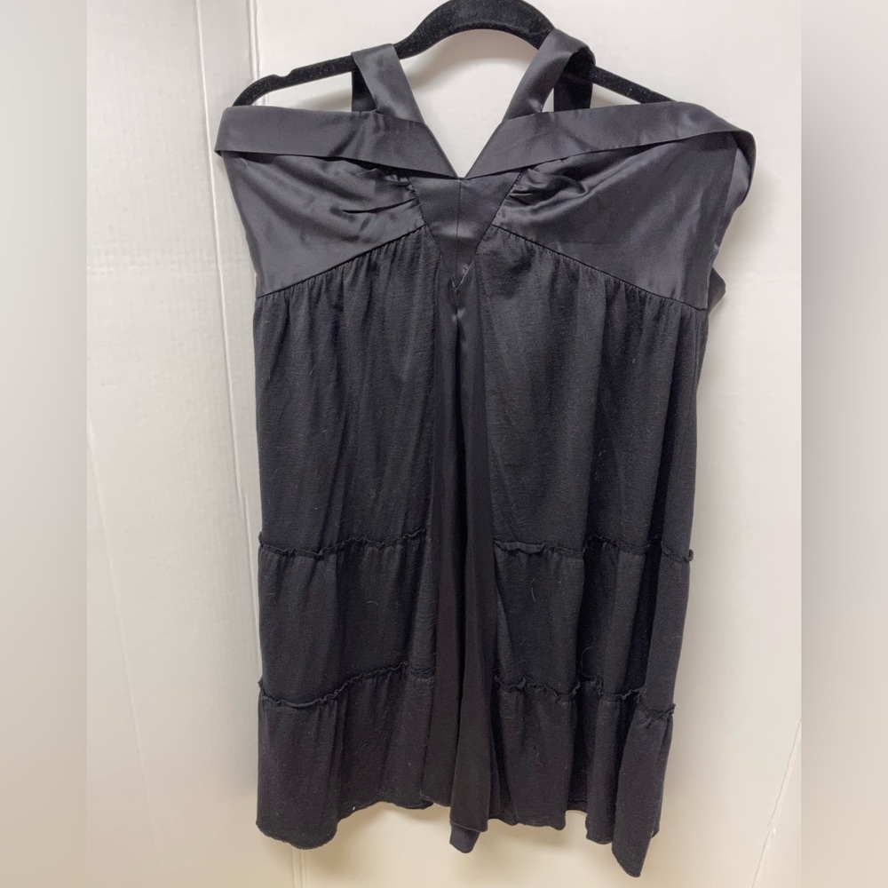 V Strap Multi Tier Dress Development Wool Silk La… - image 4